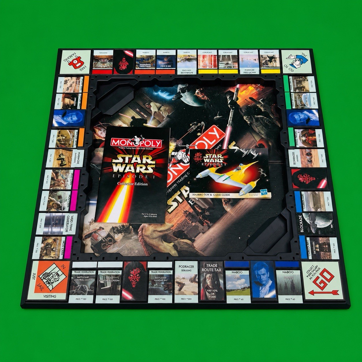 Star Wars Episode I Monopoly Collector Edition 3D Board Open Box / 100% Complete