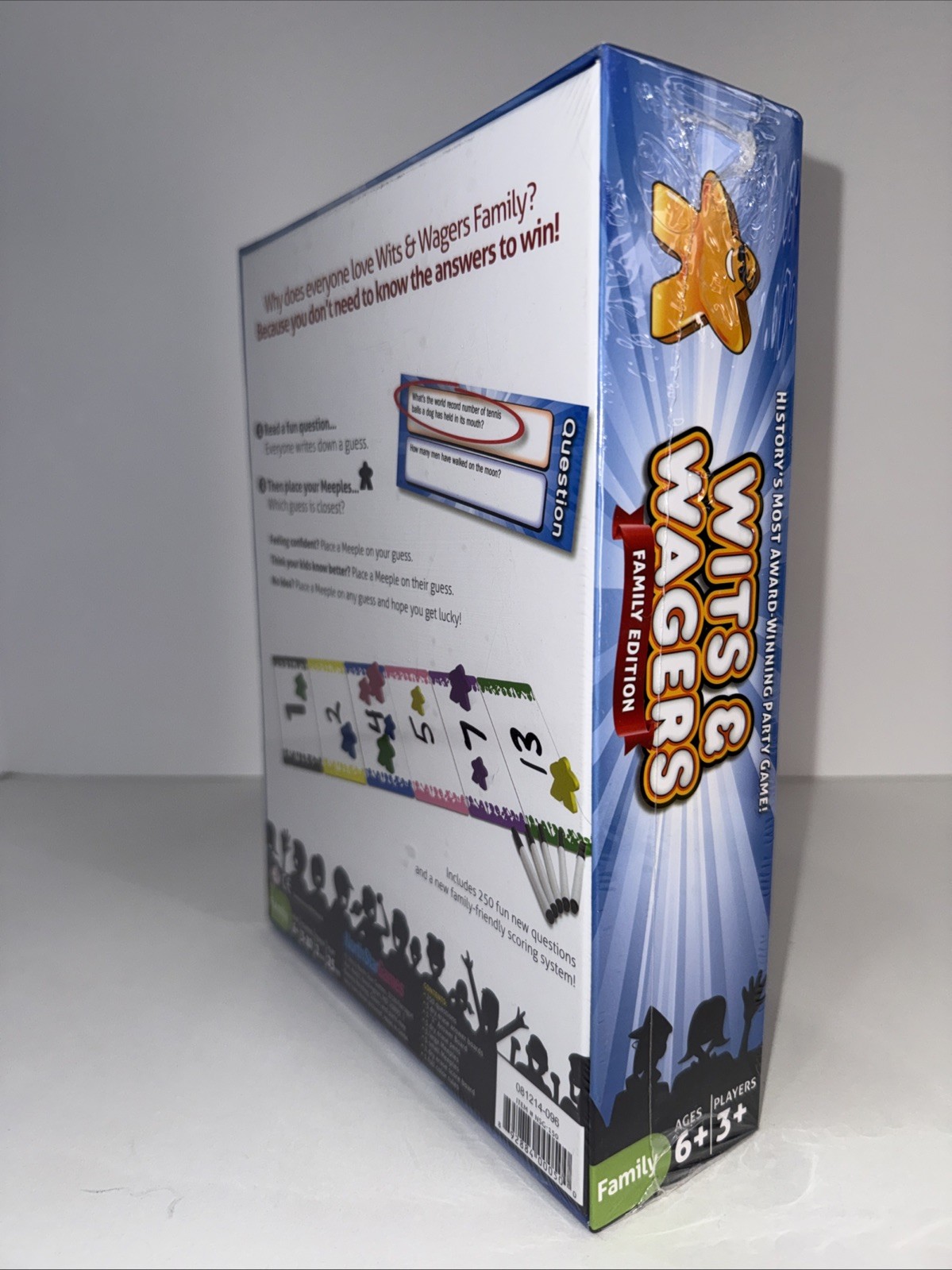Family Game Of WITS & WAGERS Perfect For Ages 6+ And 3+ Players NIB