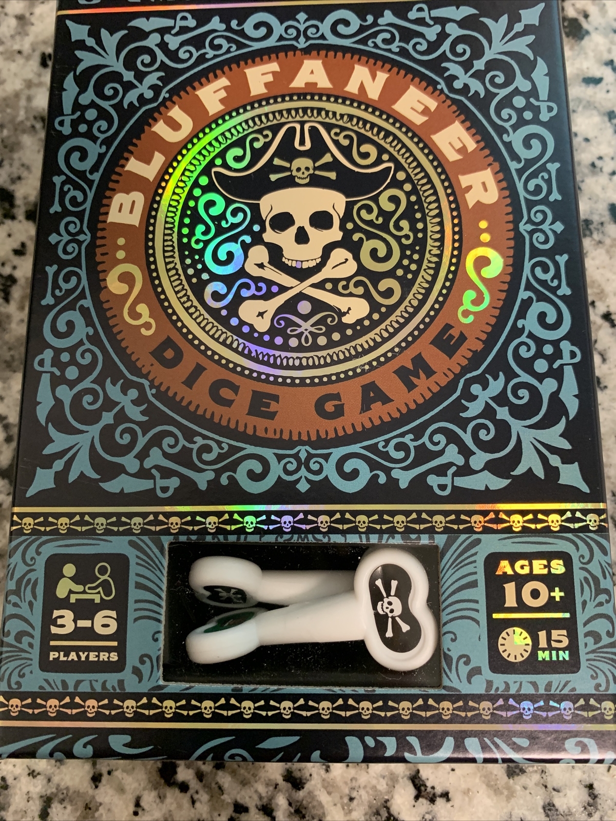 Bluffaneer Dice Game 3-6 Players 15 Mins Ages 10+ Big G Creative New ~Family Fun