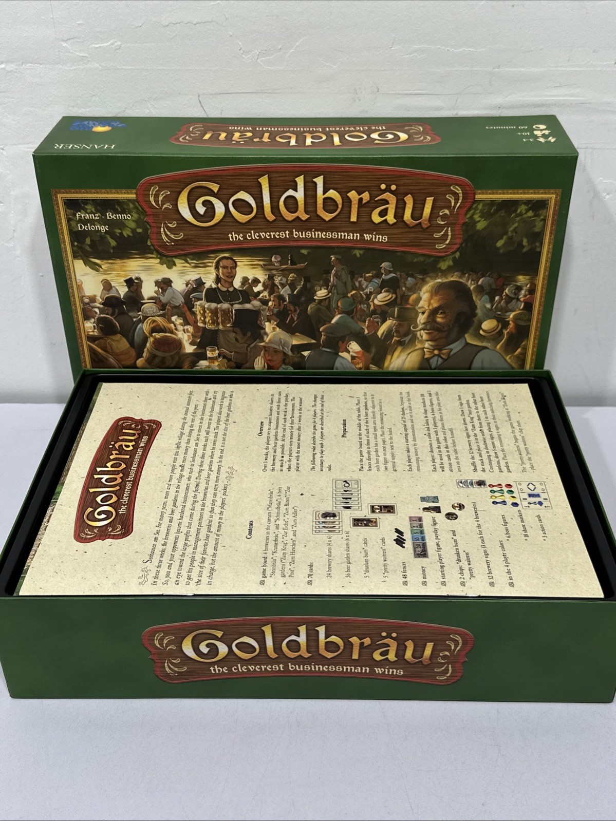 Goldbrau Board Game Rio Grande 2004 Euro Strategy Beer Theme