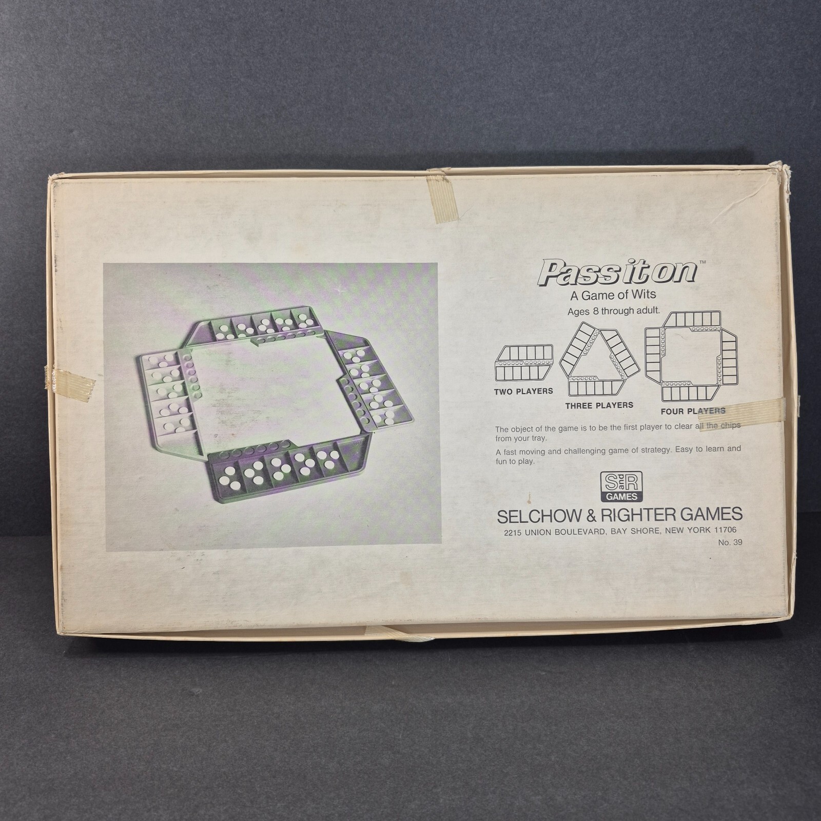 Vintage Selchow & Righter Pass It On Game A Game of Wits 1978