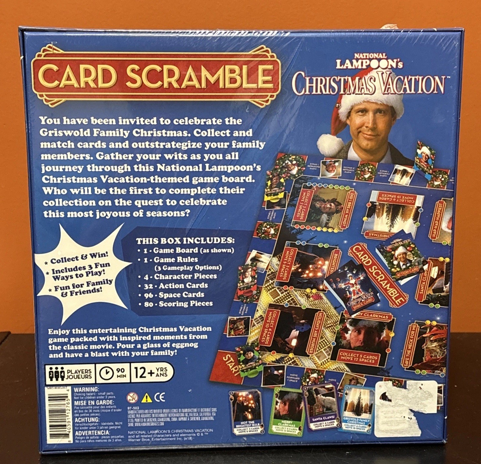 New National Lampoons Christmas Vacation Card Scramble Board Game 12+ Years