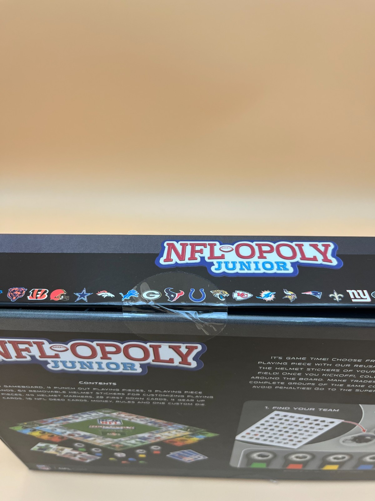 NFL-OPOLY Junior Game Collectors Edition Set, MasterPieces Inc., New & Sealed