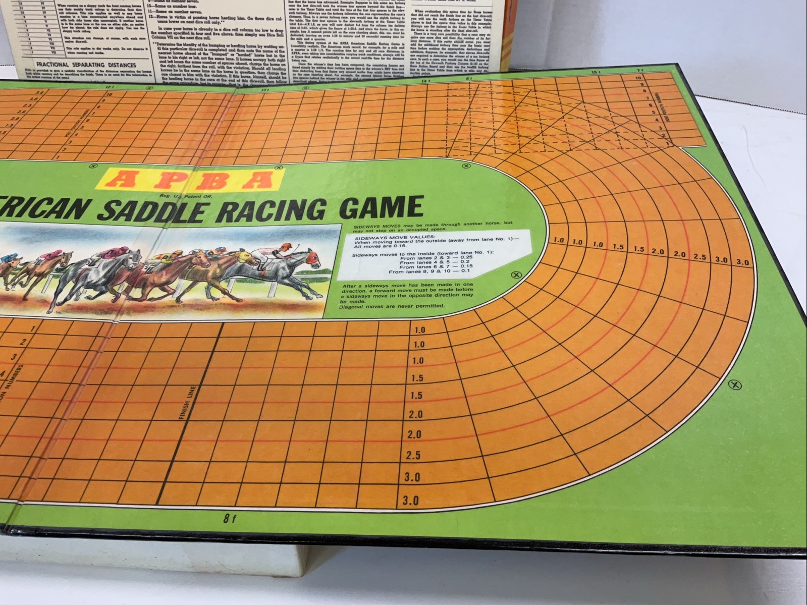 Vintage Apba American Saddle Horse Racing Board Game 1979 Complete