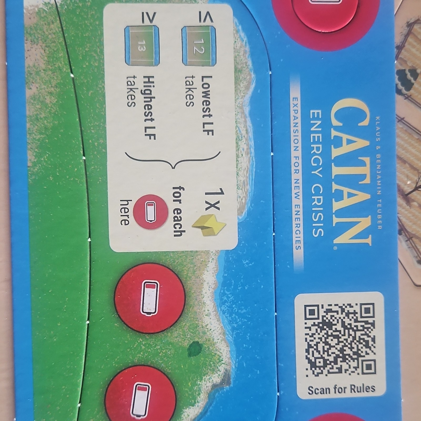 Catan Energy Crisis Expansion Board Game Strategy Extension Pack