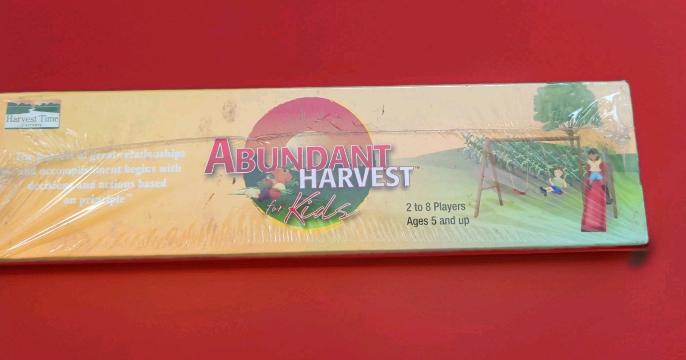 Abundant Harvest For Kids A Conversation Game New Sealed 2-8 Players Ages 5 +