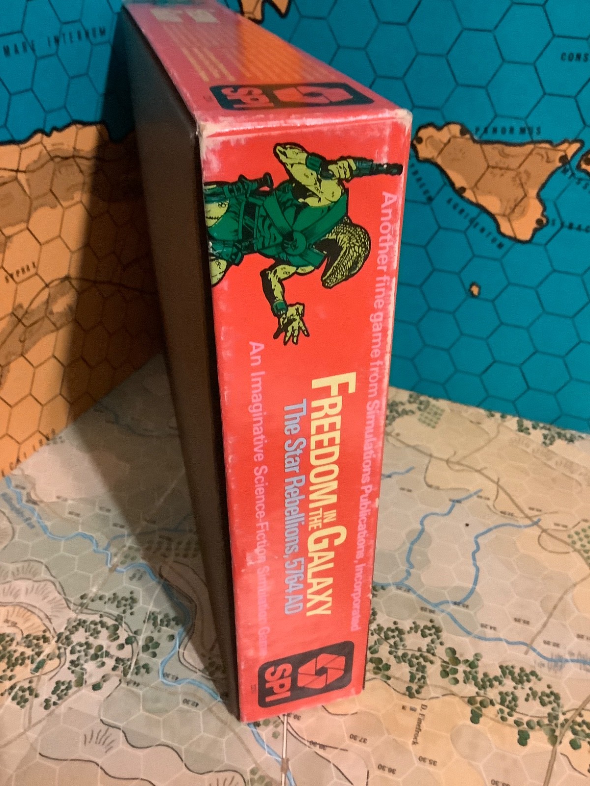 Freedom in the GALAXY PINK MAP Edition Unpunched SPI 1979