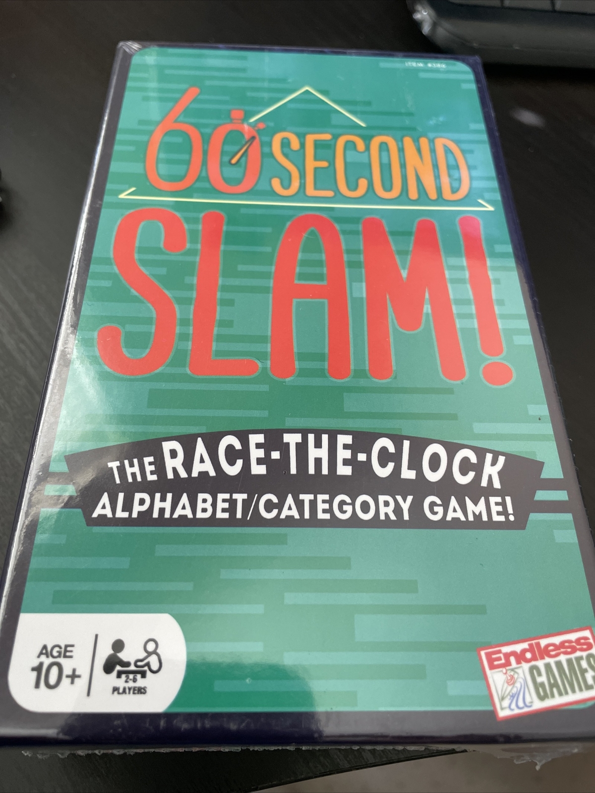 Endless Games 60 Second Slam Race the Clock Alphabet Game New & Sealed B