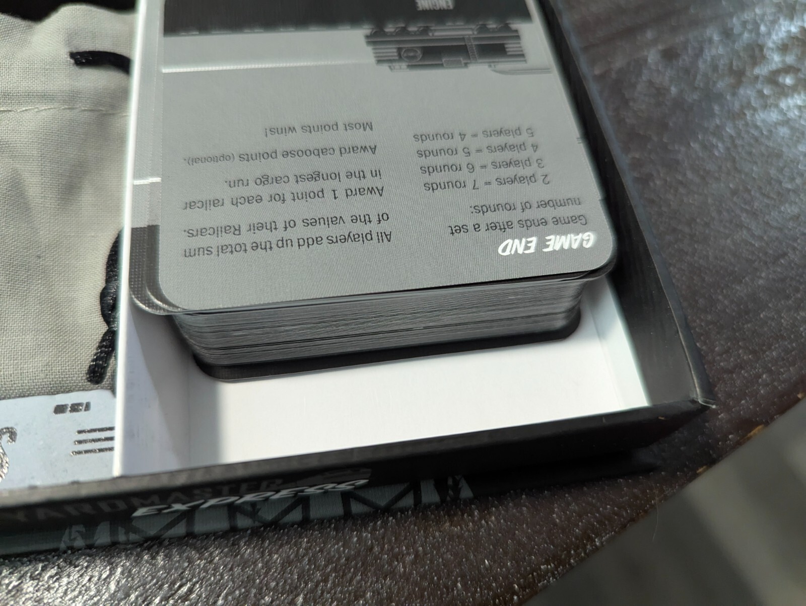YARDMASTER EXPRESS Card Game 100% COMPLETE 2014 Kickstarter Ed AWARD NOMINEE