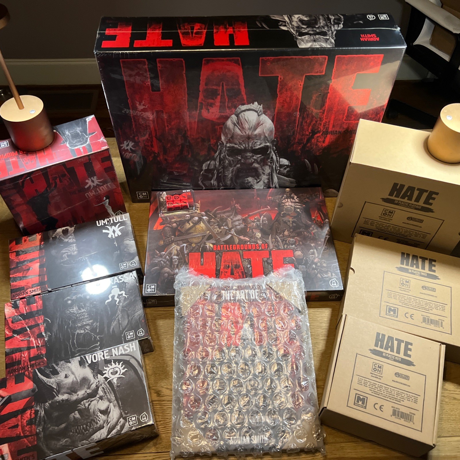 Hate Kickstarter All-in Including Art Book And Extra Dice, Terrain & Expansions!