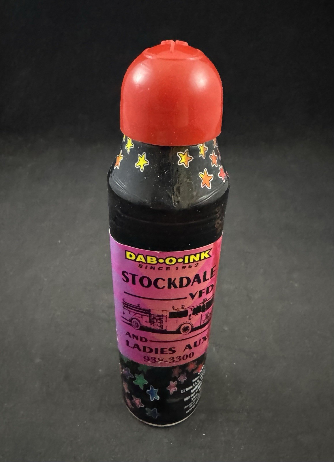 Vintage Dab-O-Ink Stockdale VFD Bingo Dauber – Made in USA