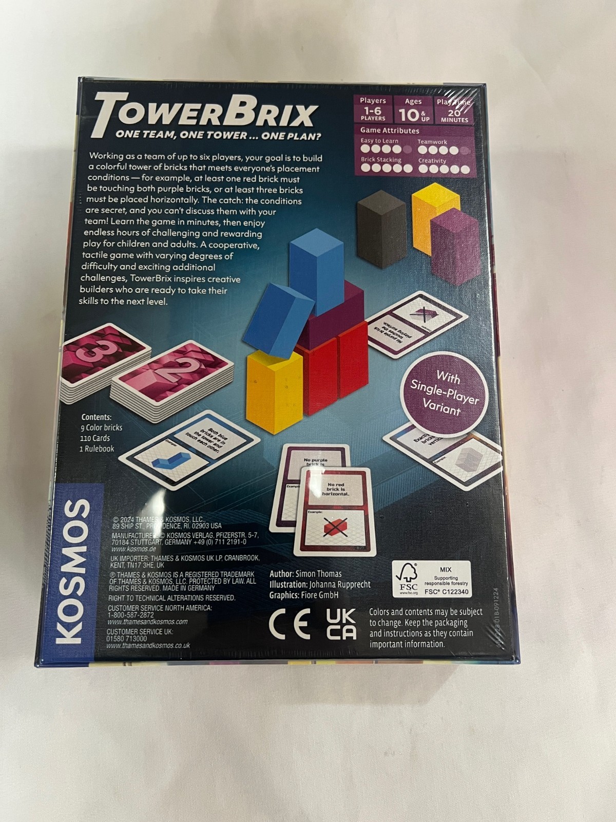 Towerbrix – Cooperative Building Game | Quick Family Game