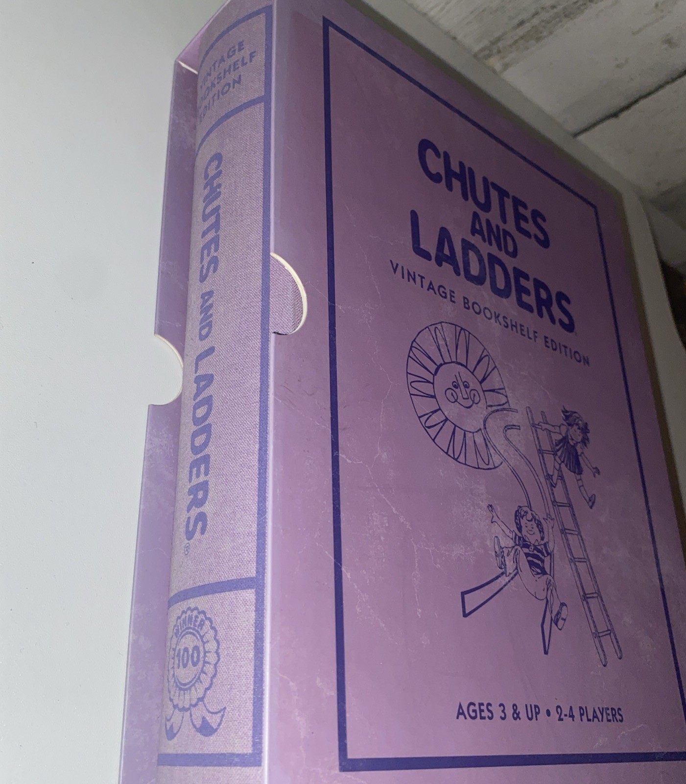 Chutes and Ladders Vintage Bookshelf Edition by WS Game Company Board Game