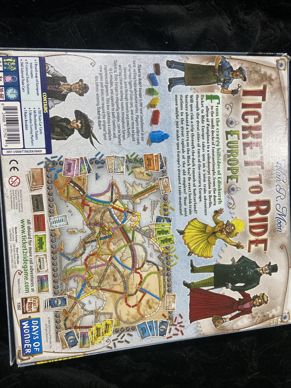Days of Wonder Ticket to Ride Europe Board Game – DO7202