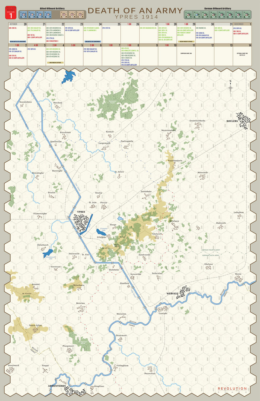 Revolution Wargames Death Of An Army: First Battle of Ypres, 1914 Box Version