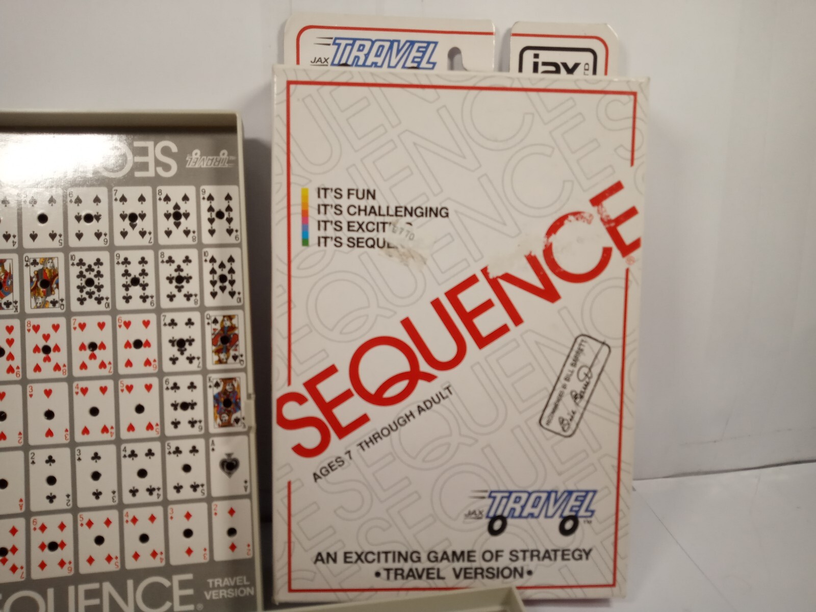 Vintage Sequence Travel Version (1994, Jax) No Instructions