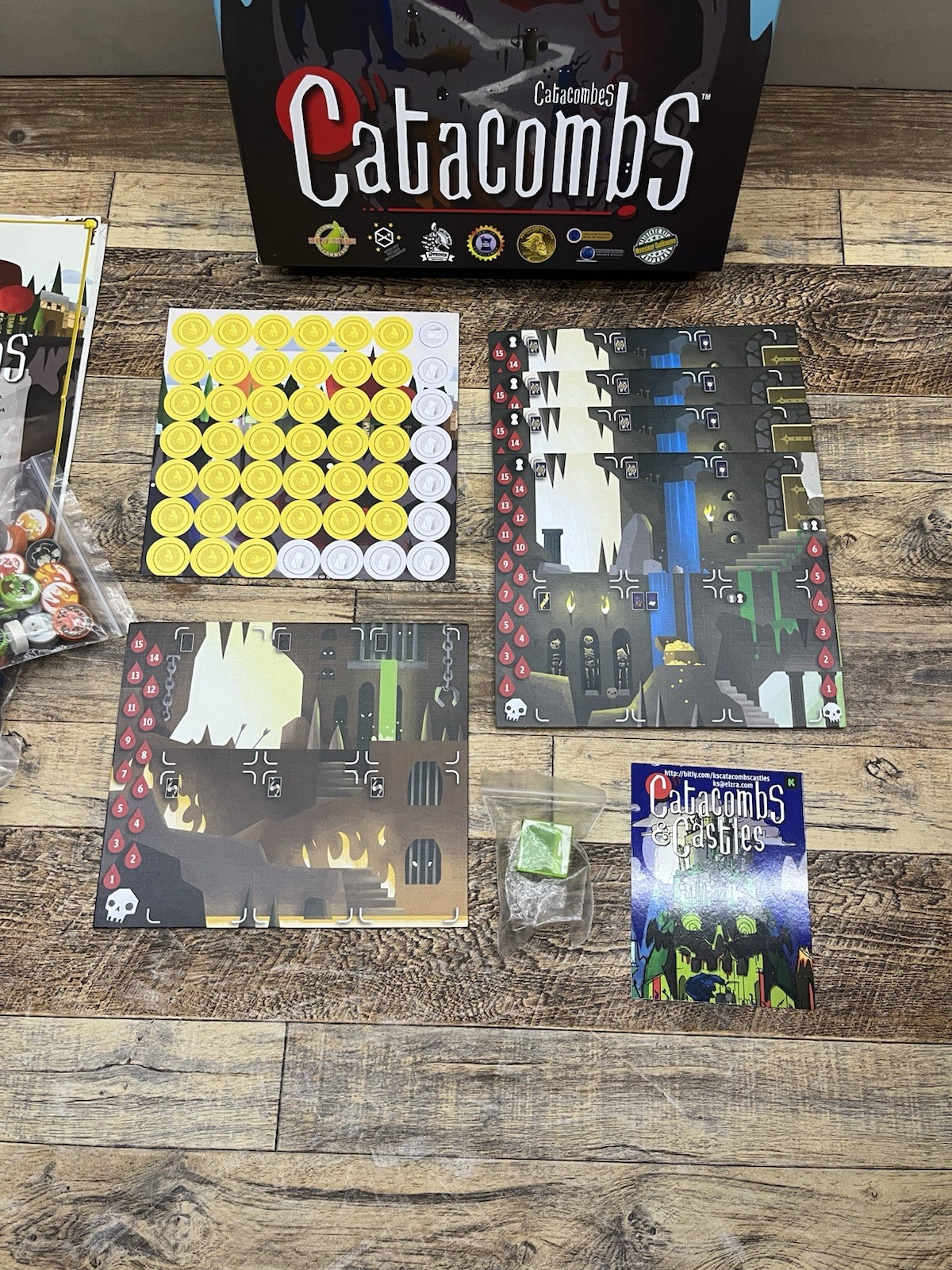 Catacombs 2019 Third Edition Kwanchai Moriya Elzra Corp 2-5 Players Incomplete