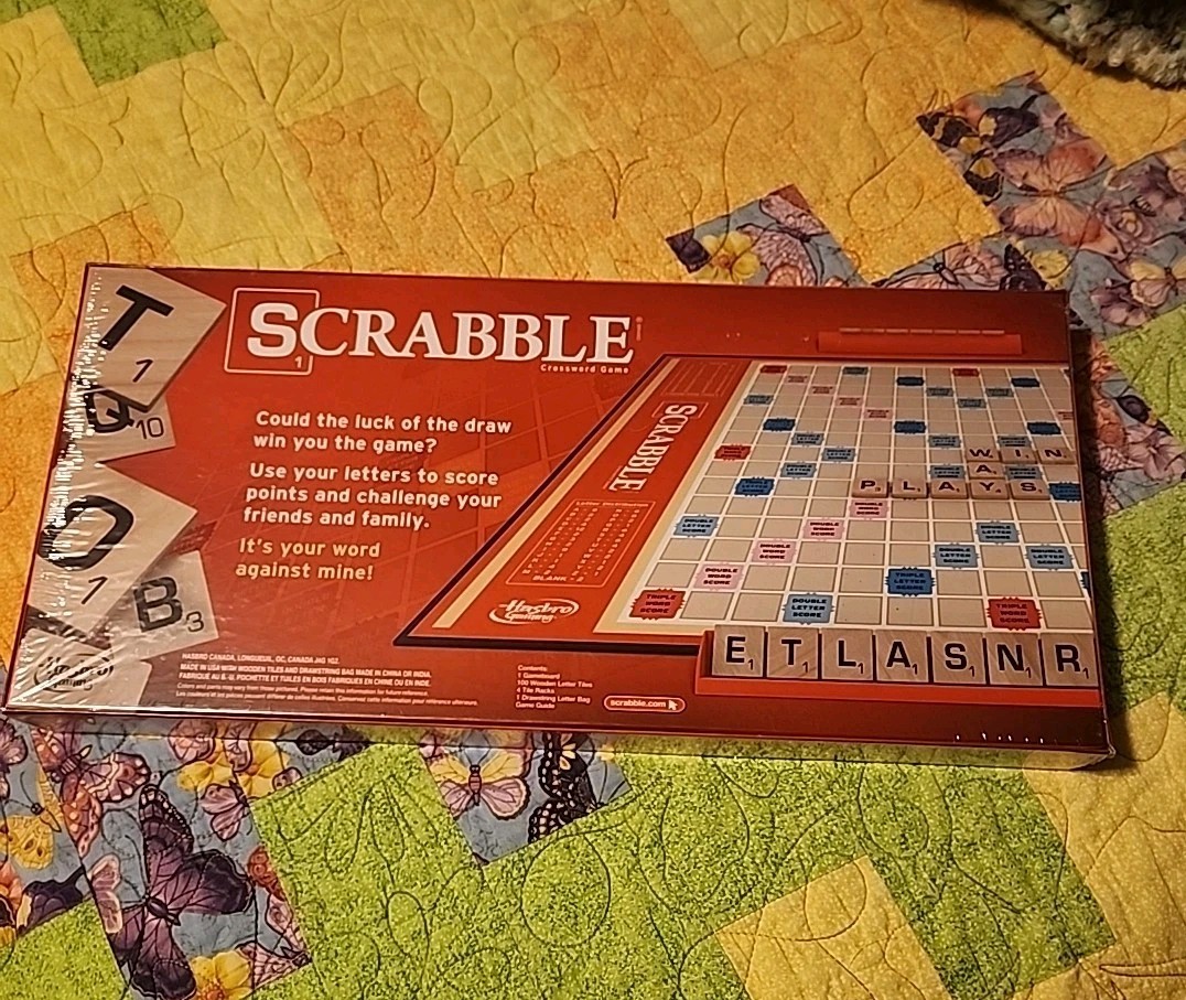 Hasbro Classic Scrabble Board Game for Kids Family Multi-Player Fun New Sealed