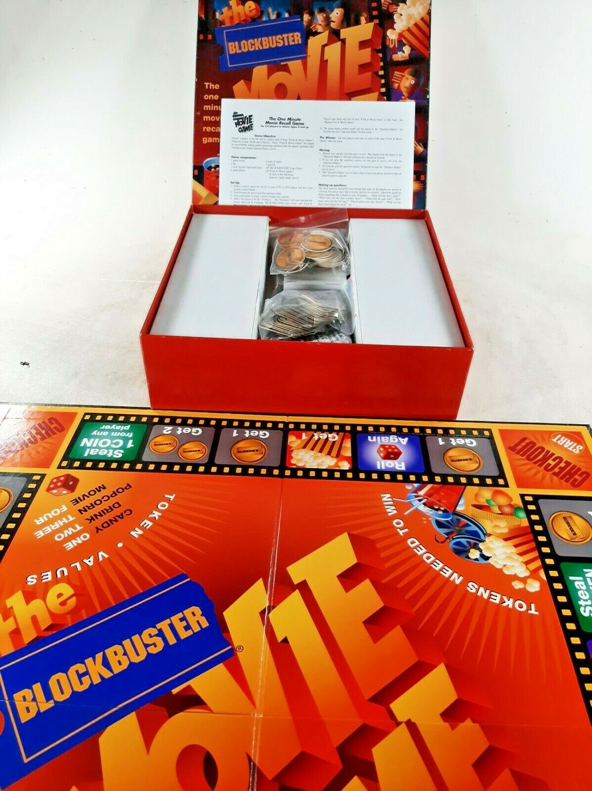 The Blockbuster Movie Game Popcorn Video Rental Fun