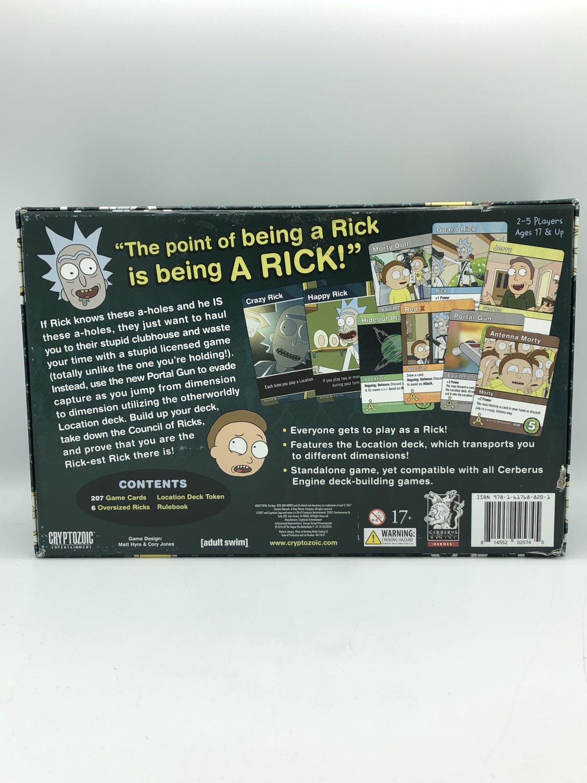 Cryptozoic Entertainment Rick & Morty Deckbuilding Game Close Rick-Counters of T