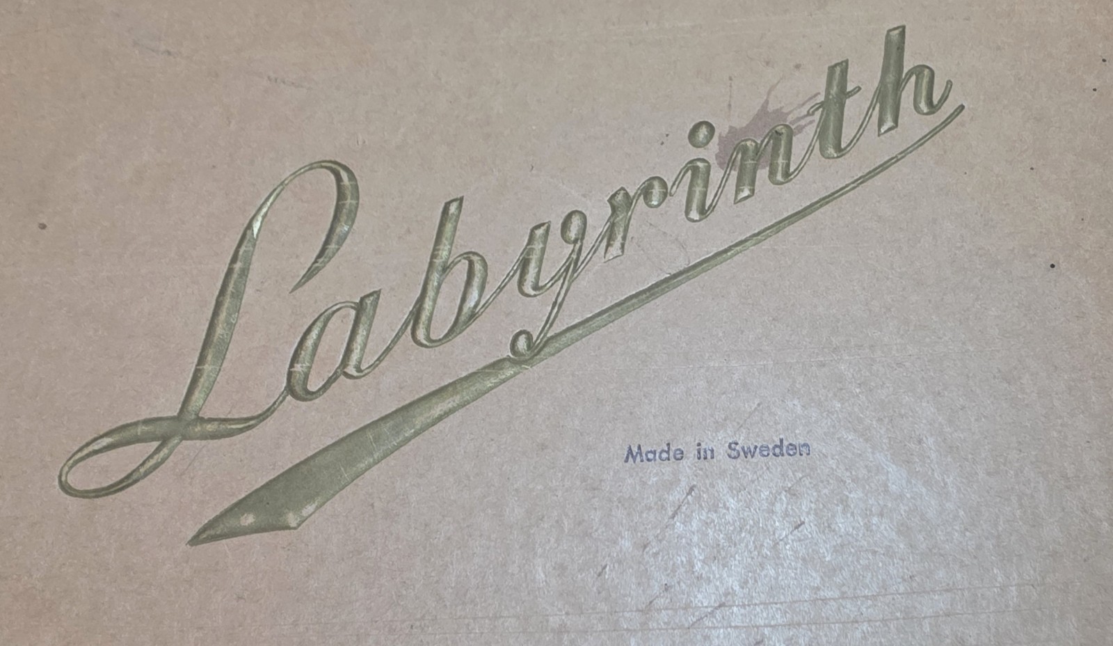 Vintage 1950 Brio Labyrinth Wooden Game with Original Box!!