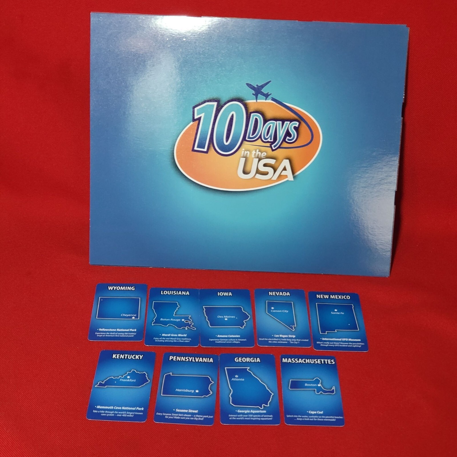 10 Days in the USA Family Board Game Every Game is a New Vacation