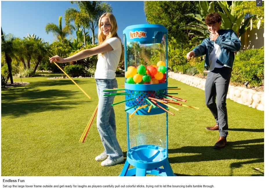 Giant KerPlunk Game 4.6 ft by EastPoint Sports w/ 60 Balls Indoor Outdoor, NEW