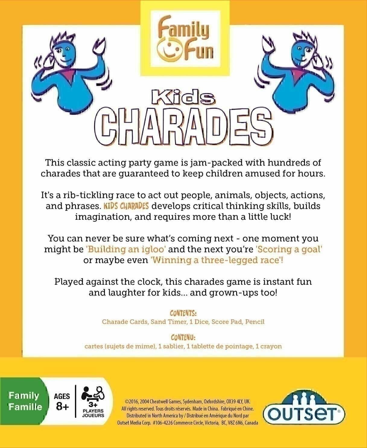 Charades for Kids – An Imaginative Classic Party Game for Young Children -…