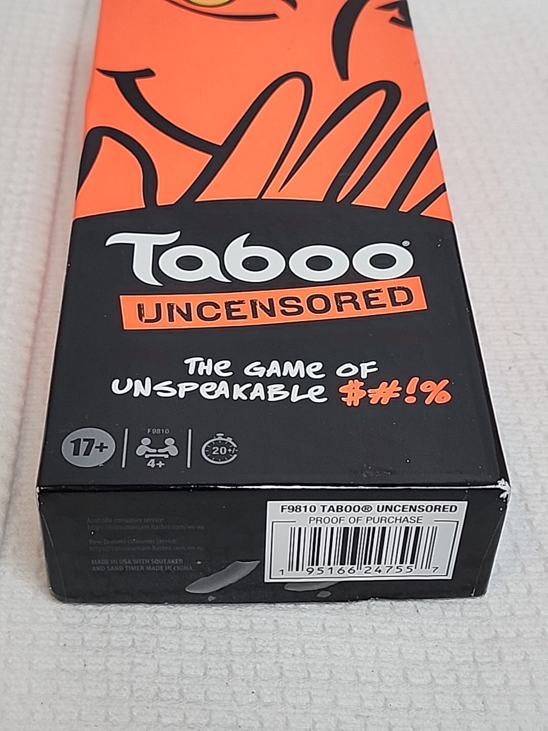 Taboo Uncensored Hasbro Gaming New
