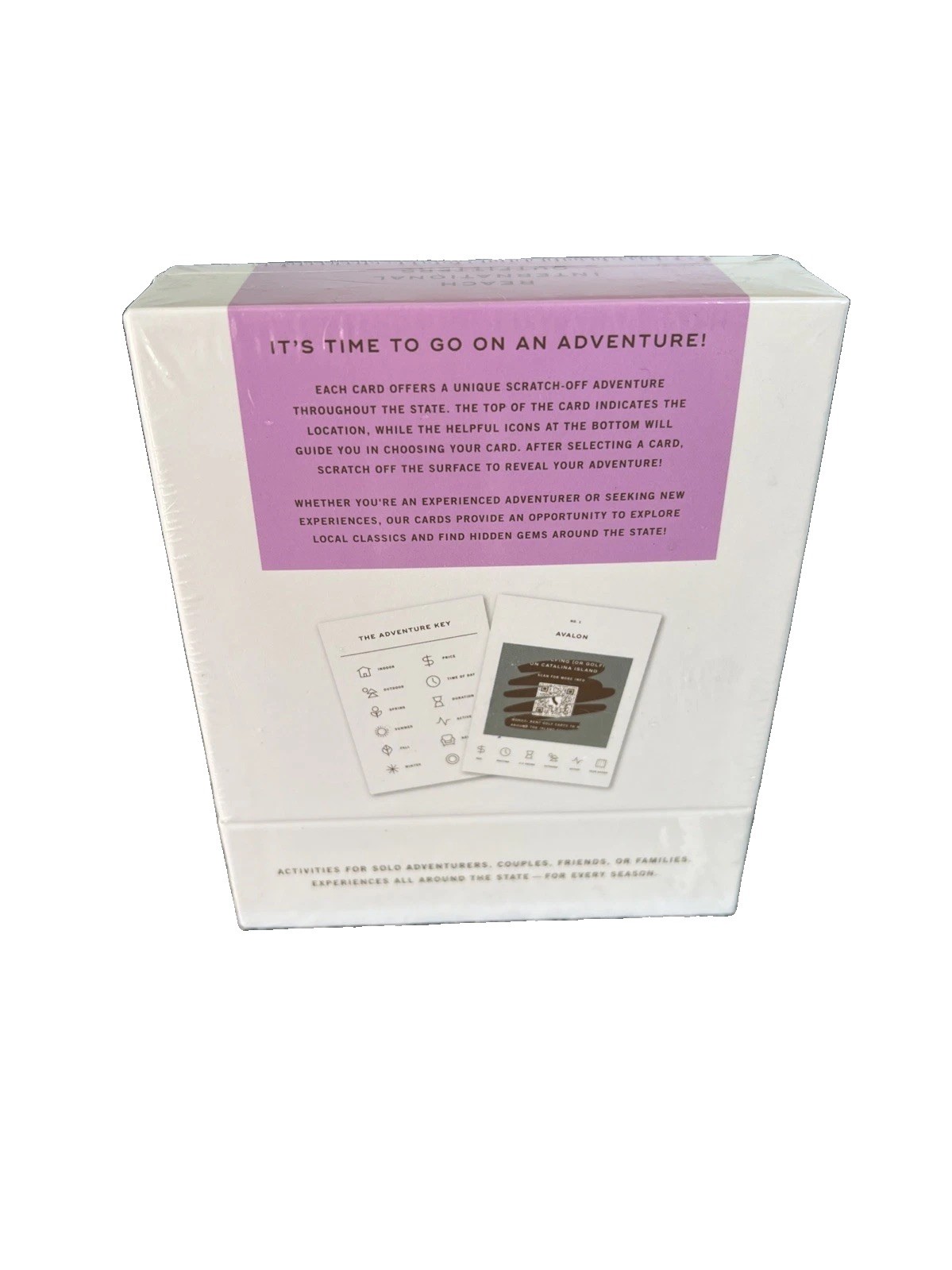 California Adventure Bucket List: 50 Scratch-Off Cards for Outdoor Activities