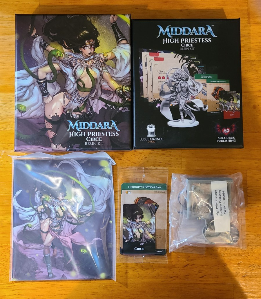 Middara Unintentional Malum High Priestess Circe Resin Kit – Succubus Publishing