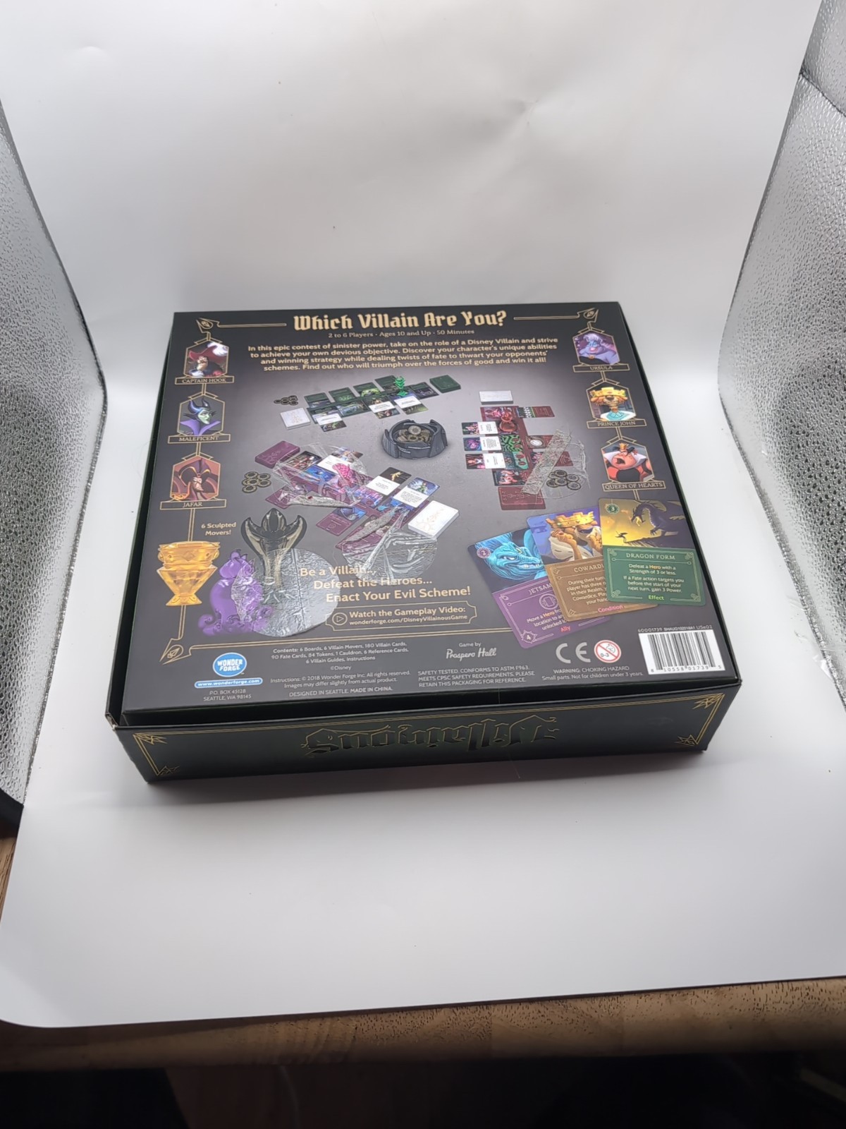 Wonder Forge RAV60001739 Disney Villainous Strategy Board Game