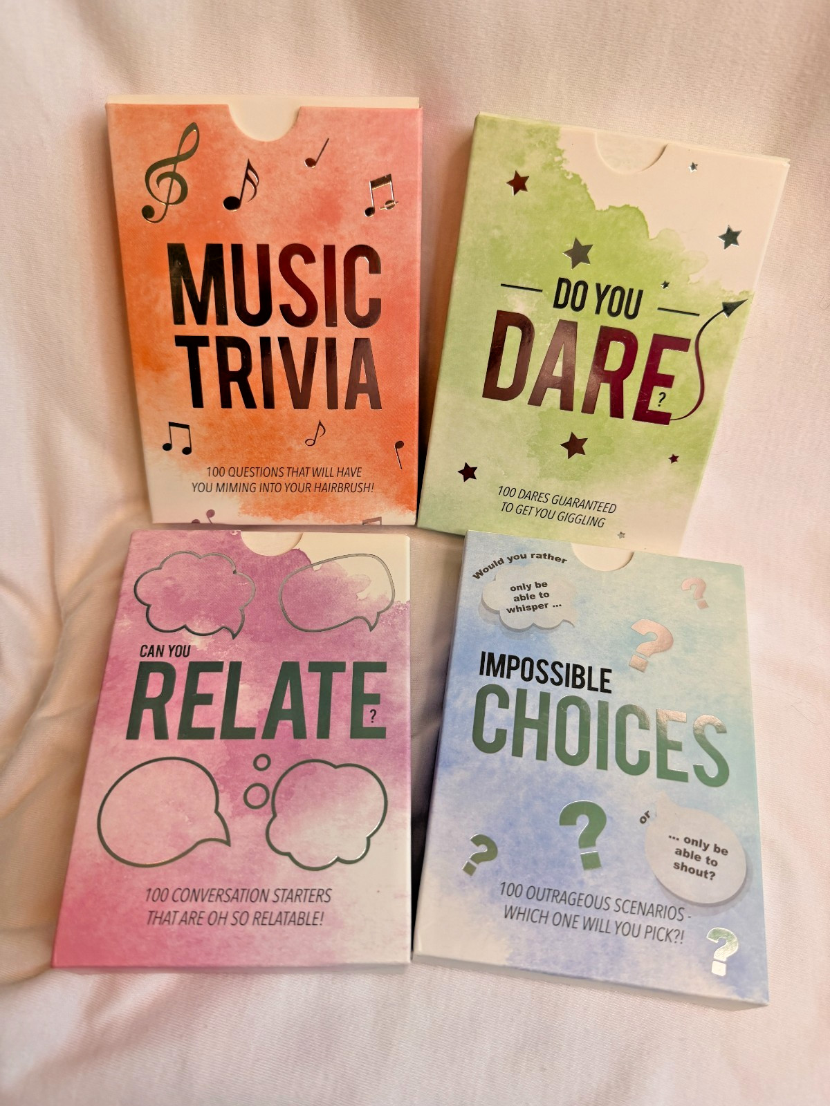 Vtg. 2019 Professor Puzzle Trivia Cards Suitable for 12 years and UP 4 pk. #5014