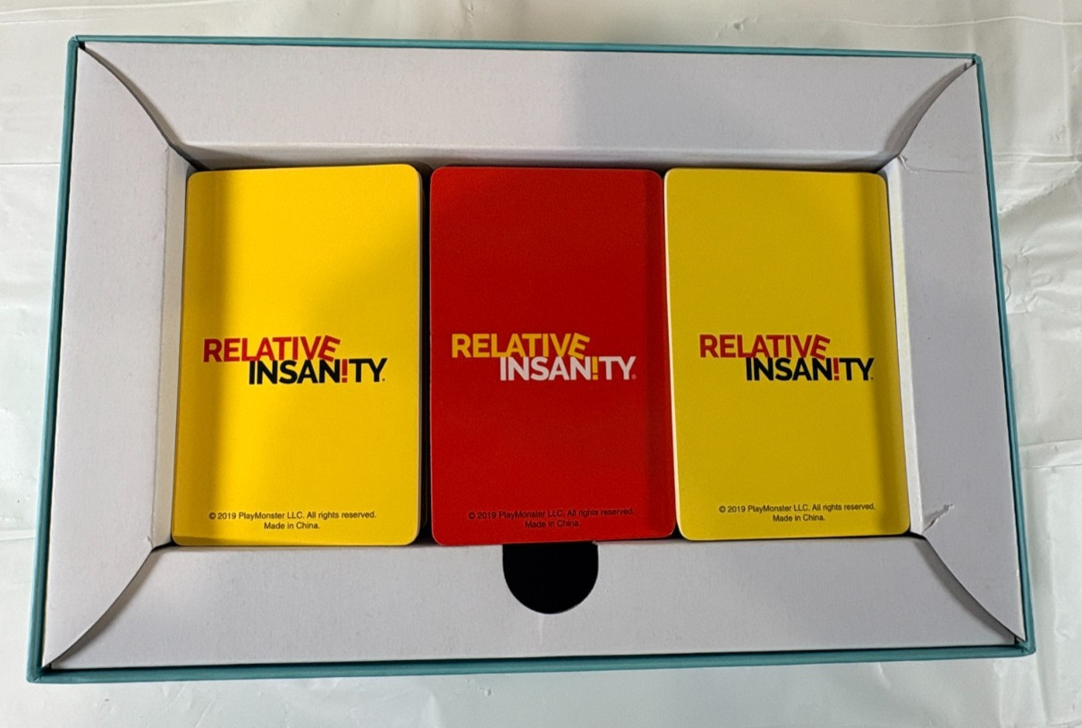 Relative Insanity Card Game PlayMonster Jeff Foxworthy Board Complete