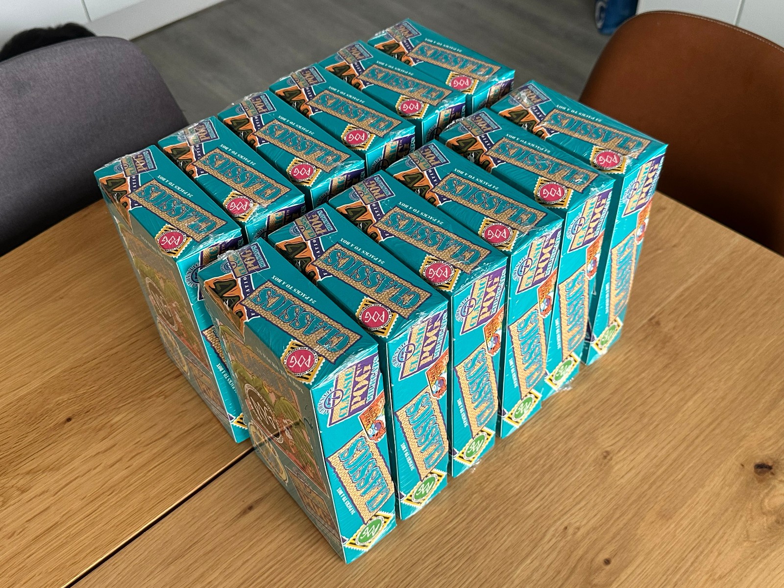 WPF POG Classics Master Case – 12 Boxes / 288 Packs – Vintage 1990s