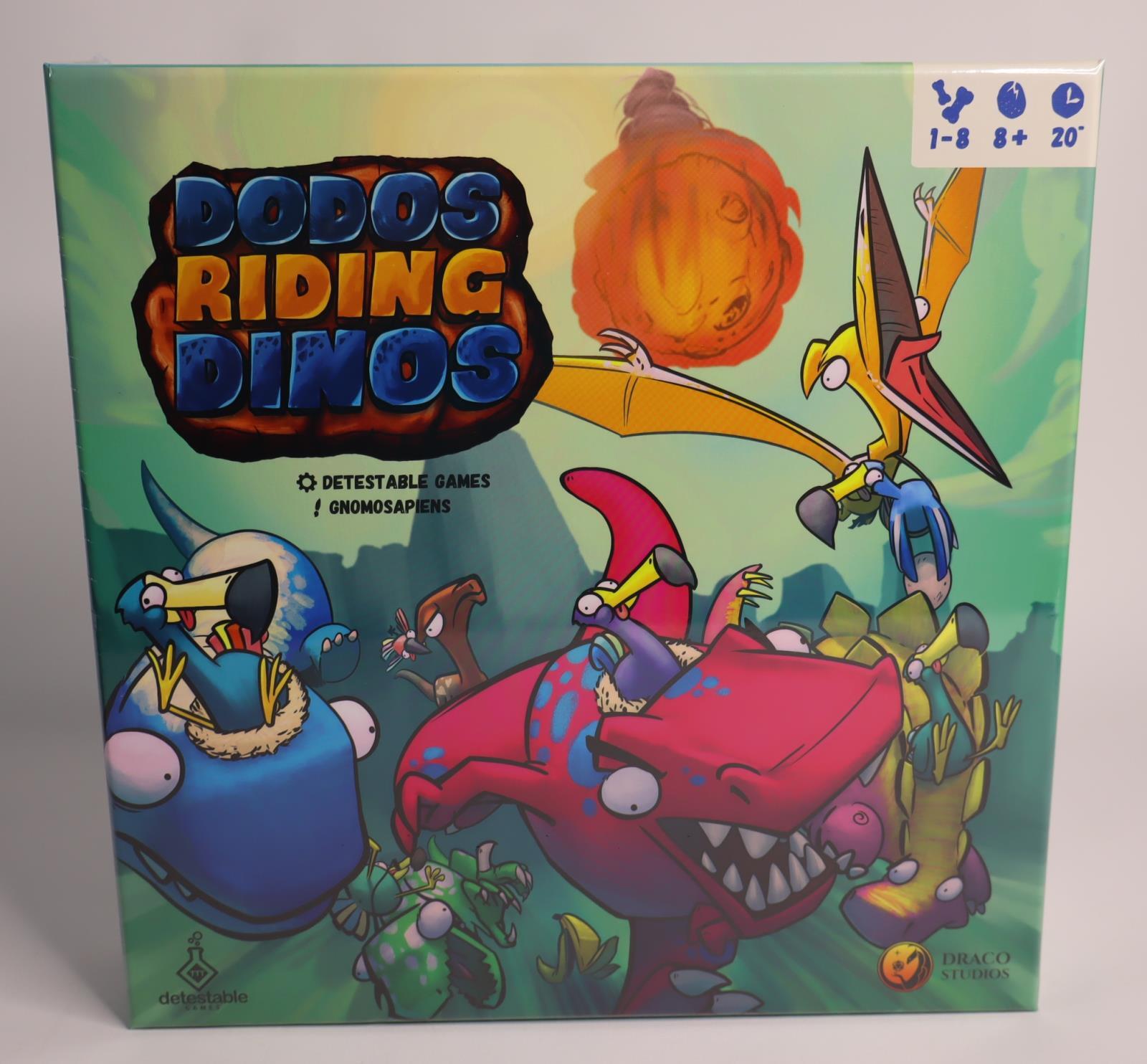 Dodos Riding Dinos Base Game Kickstarter by Draco Games SEALED