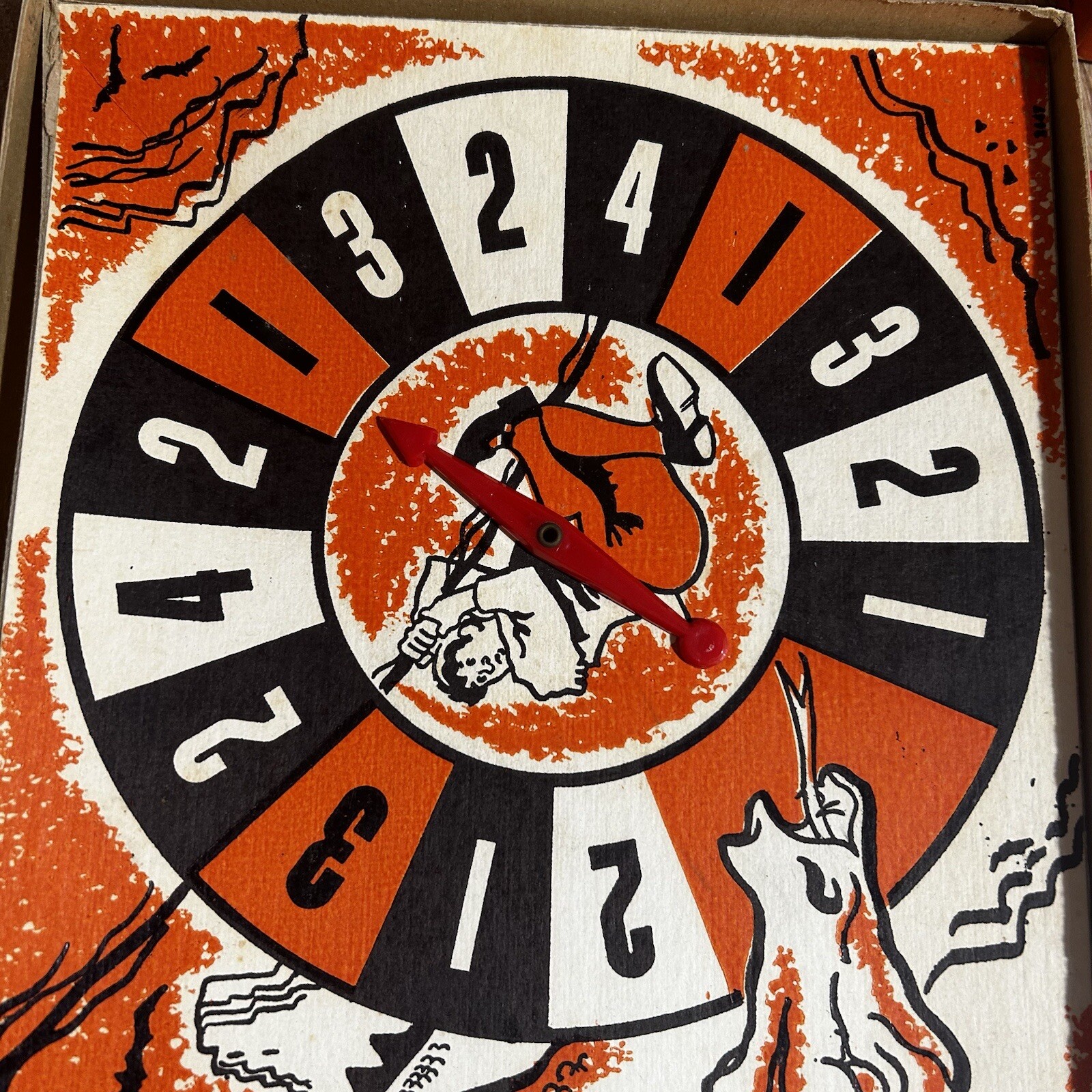 Hasbro The Singing Bone Dragon Board Game Hassenfeld Fantasy Vintage 1962 RARE