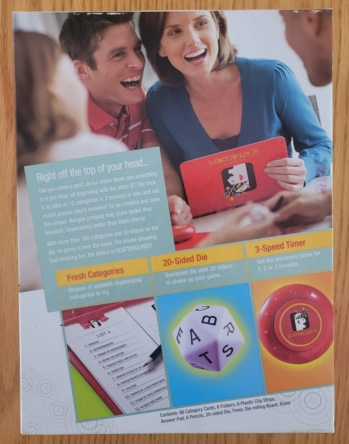 Scattergories Game 2009 Parker Brothers 2-6 players Complete Fantastic Condition