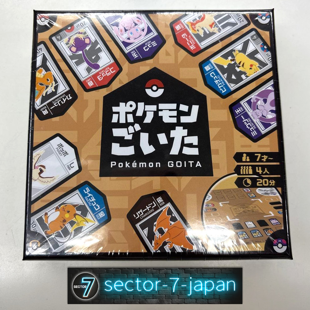 [sealed] Pokemon Goita Board Game Japanese Traditional Strategy Card Pikachu New