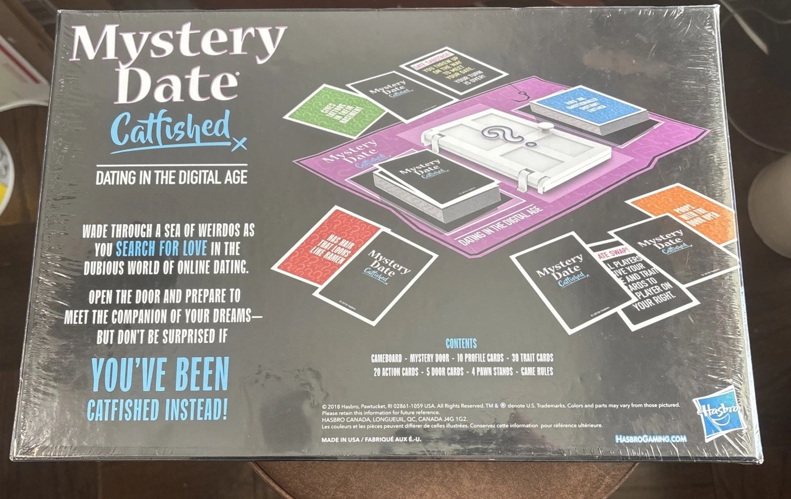 Hasbro Mystery Date Catfished Adults Parody Board Game – New & Sealed