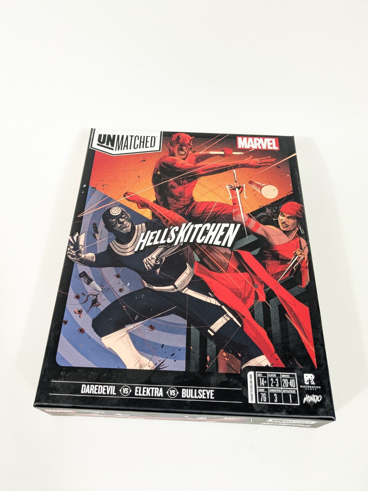 Box Only! Unmatched Marvel Hell’s Kitchen Box Only! + Insert Great Art!