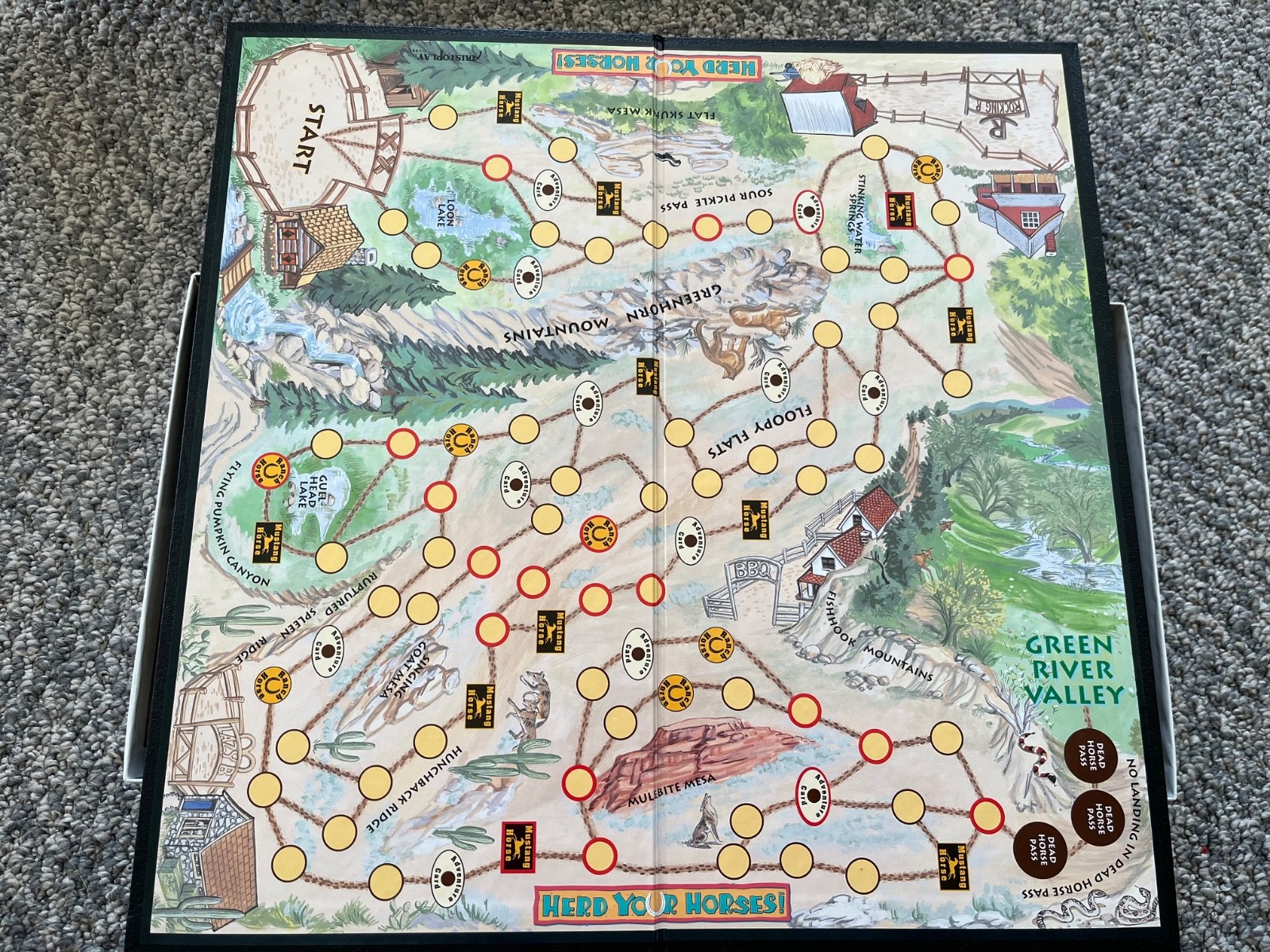 vintage Aristoplay Herd Your Horses game, complete, great condition