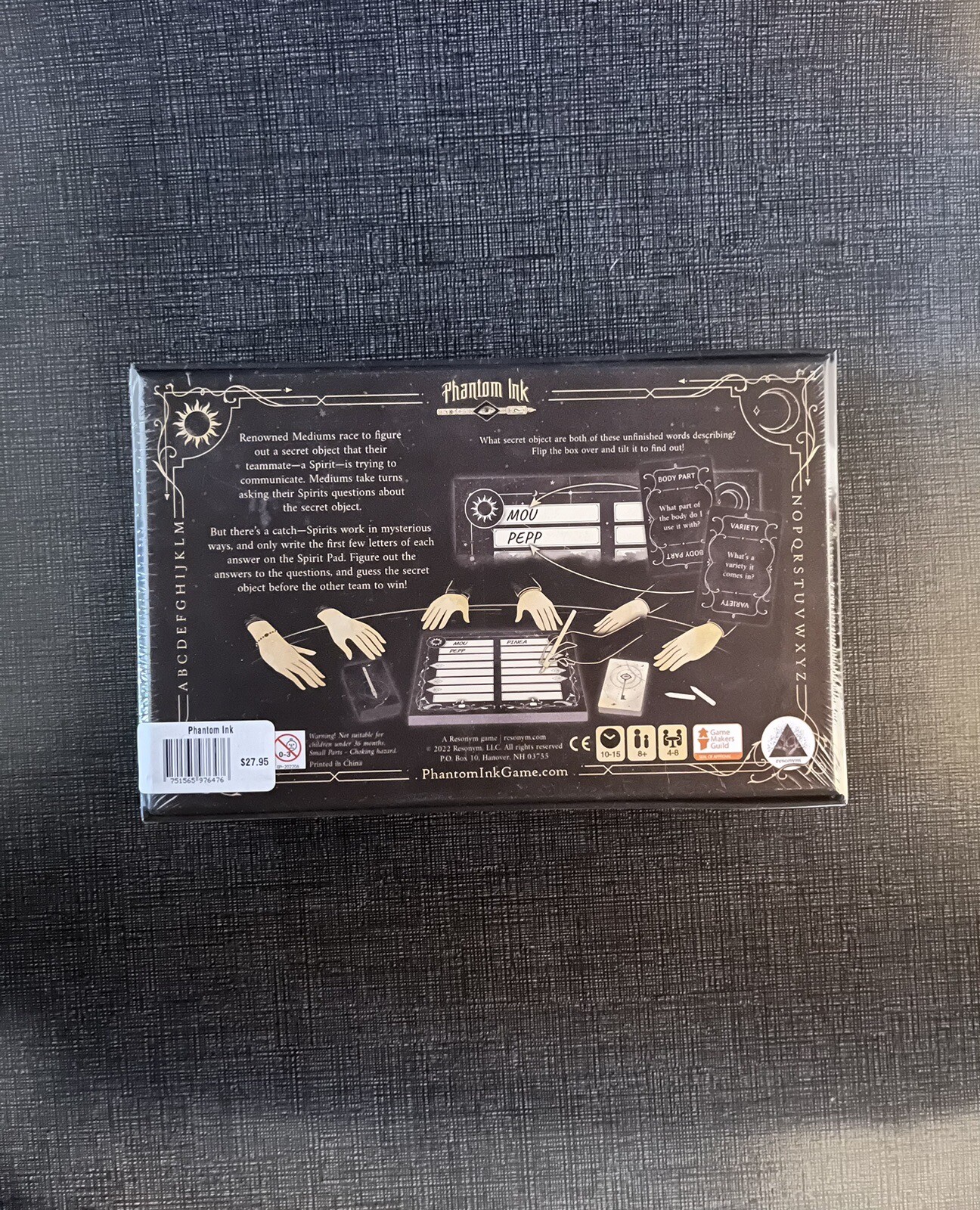 Phantom Ink – A Team-Based Deduction Race Game For 4-8 Players