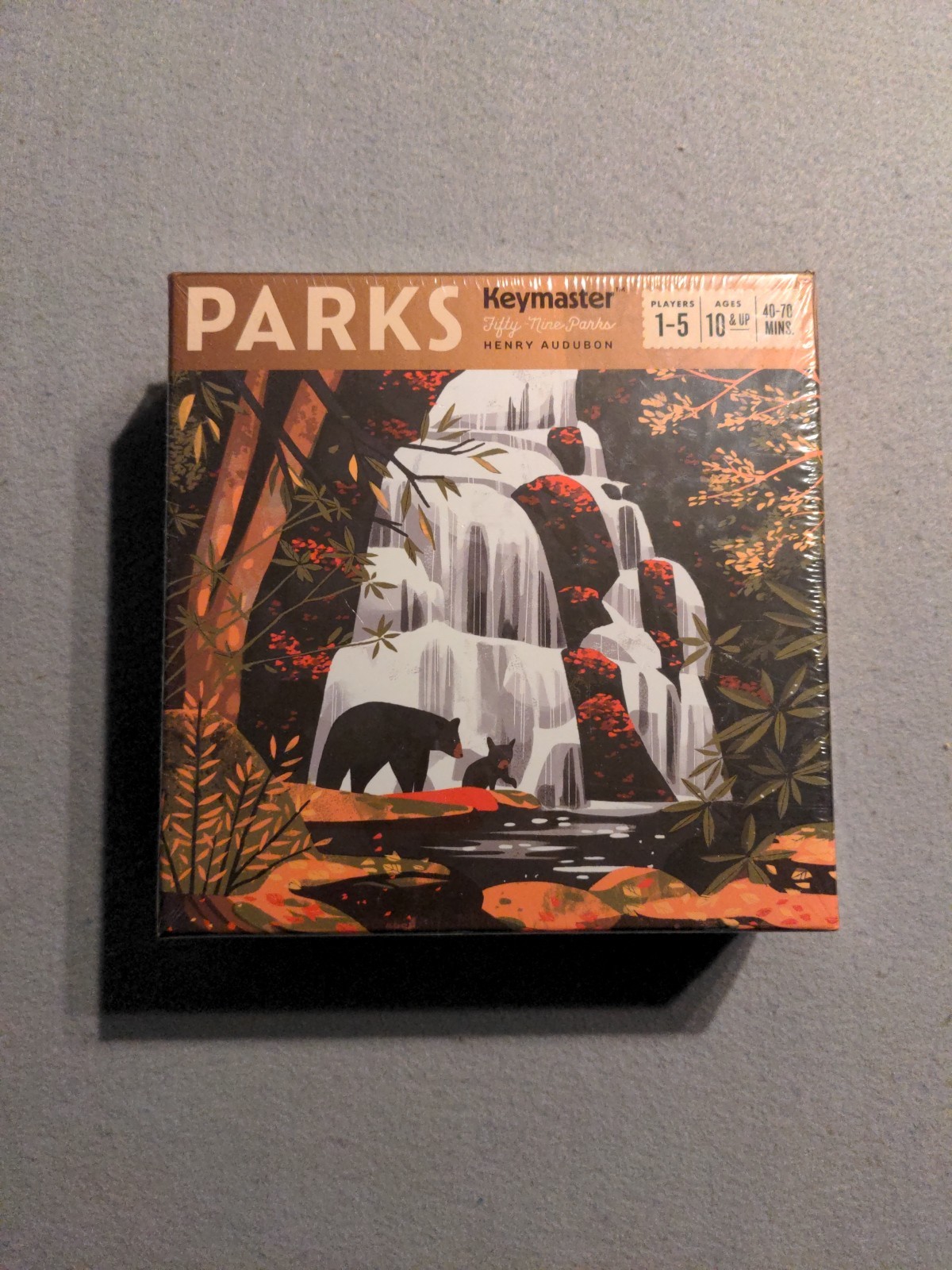 PARKS Keymaster Fifty-Nine Parks Henry Audubon Board Game New Factory Sealed