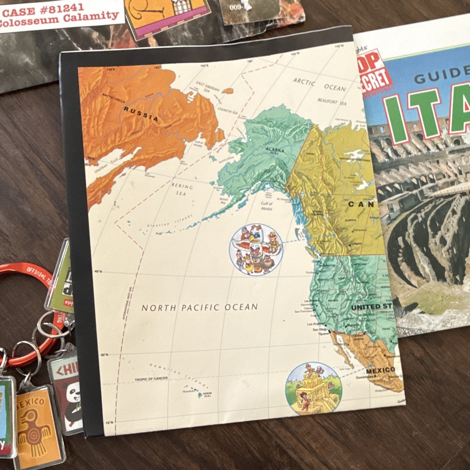 Highlights Top Secret Adventures Board Game Italy Case #81241 set- see pics