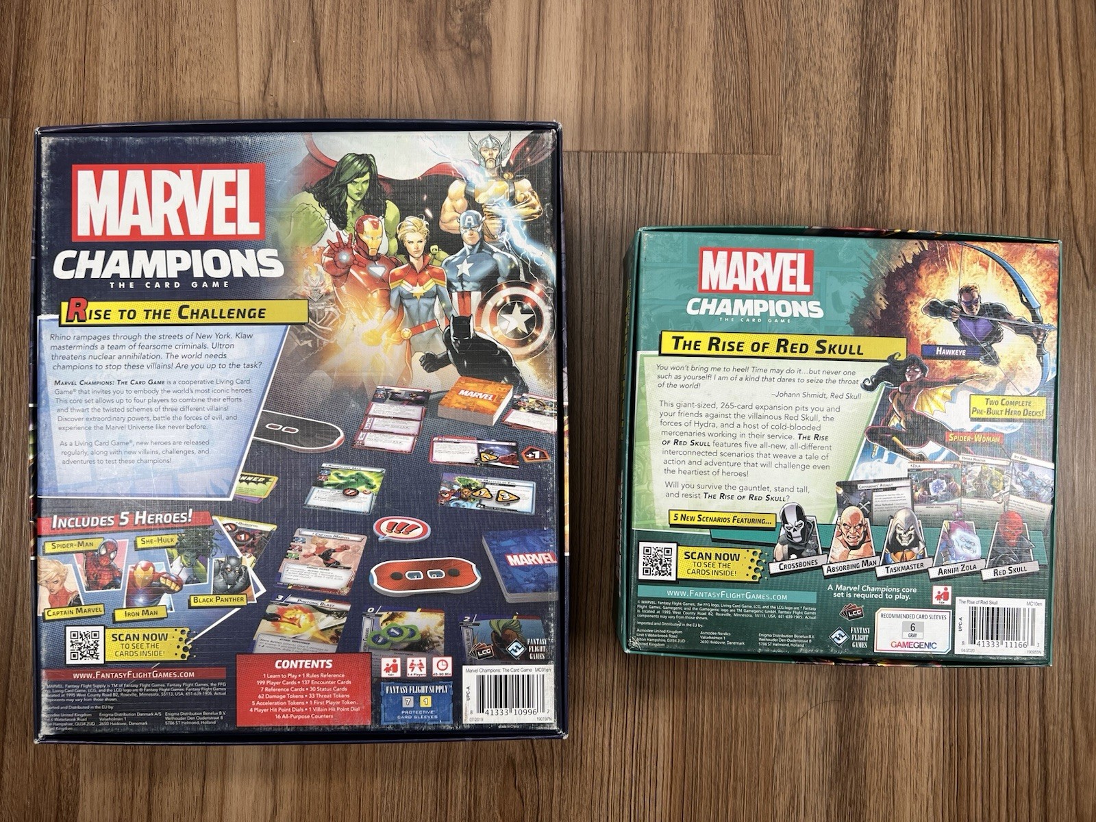 Marvel Champions The Card Game + Rise of Red Skull Expansion