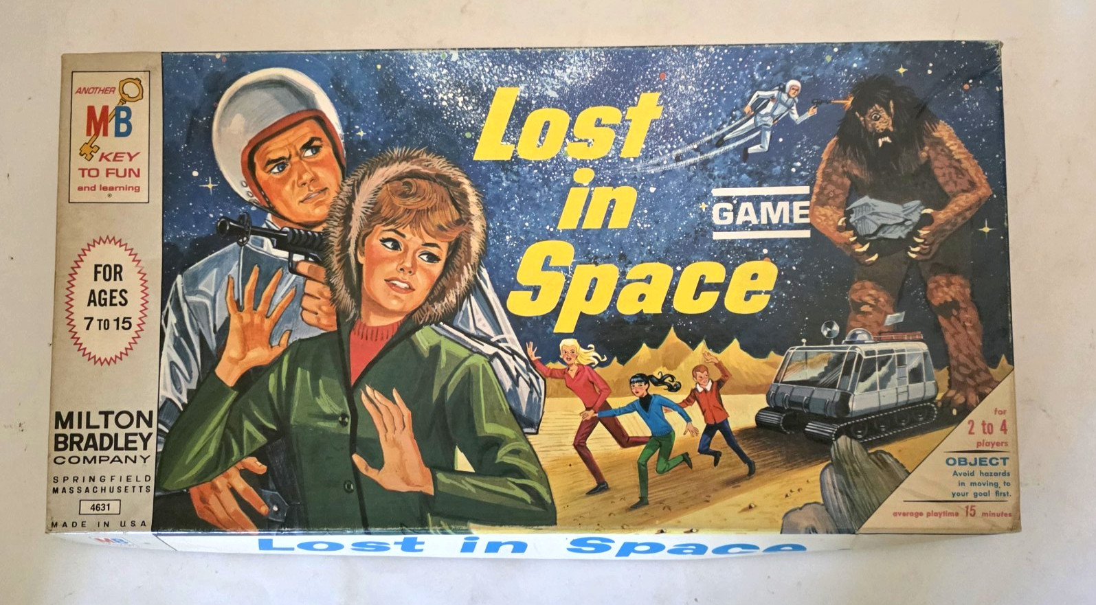 Vtg 1965 Original Milton Bradley Lost in Space Board Game in Box