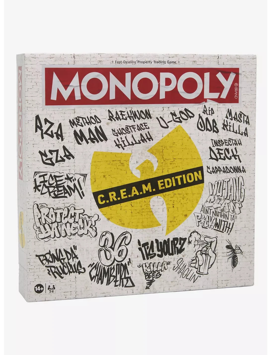 Monopoly Wu Tang Clan C.R.E.A.M. Edition Board Game – Brand New & Sealed