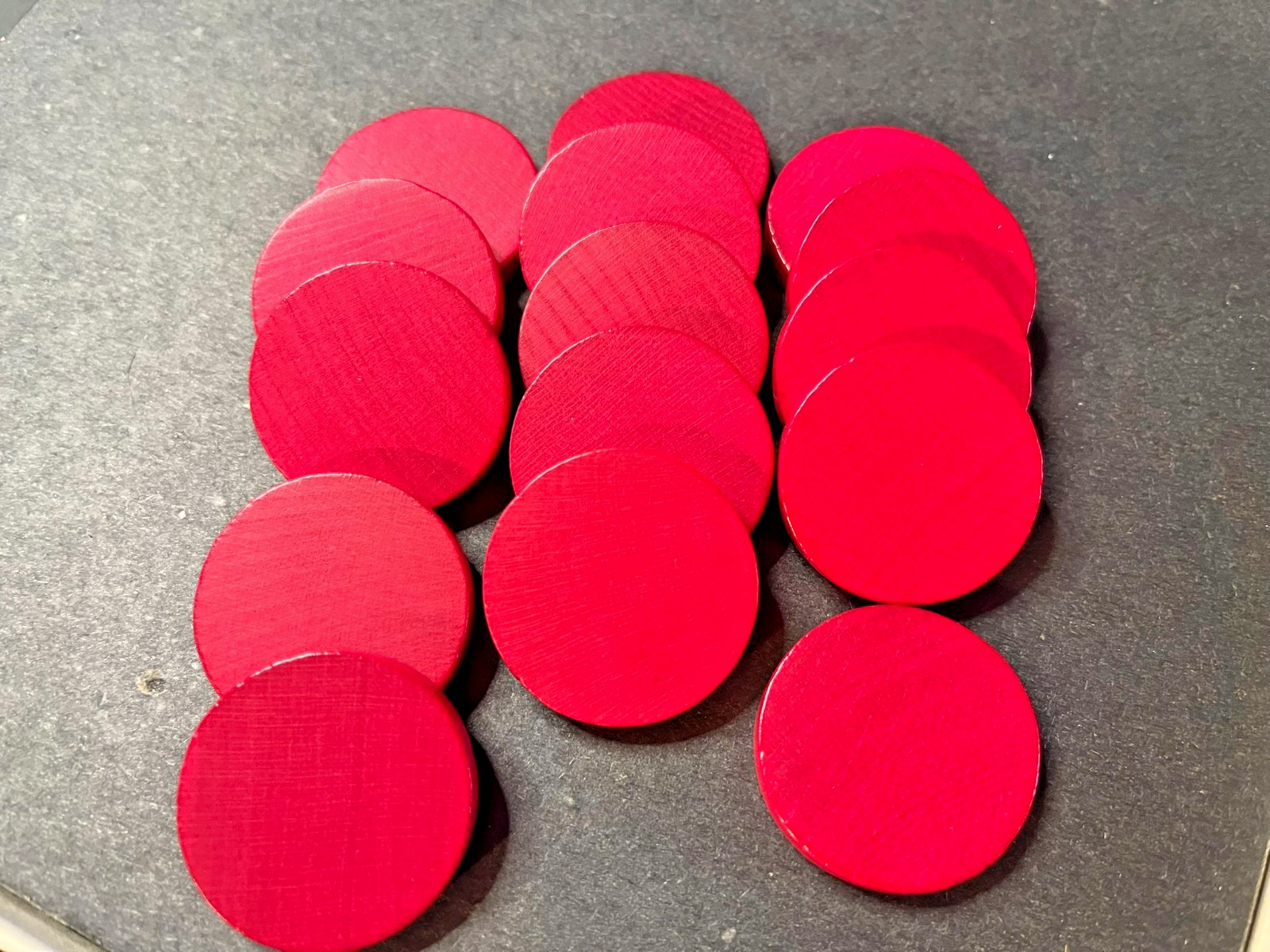 Vintage Backgammon Tokens 1975 Selchow & Righter Game Replacement 30 Pieces