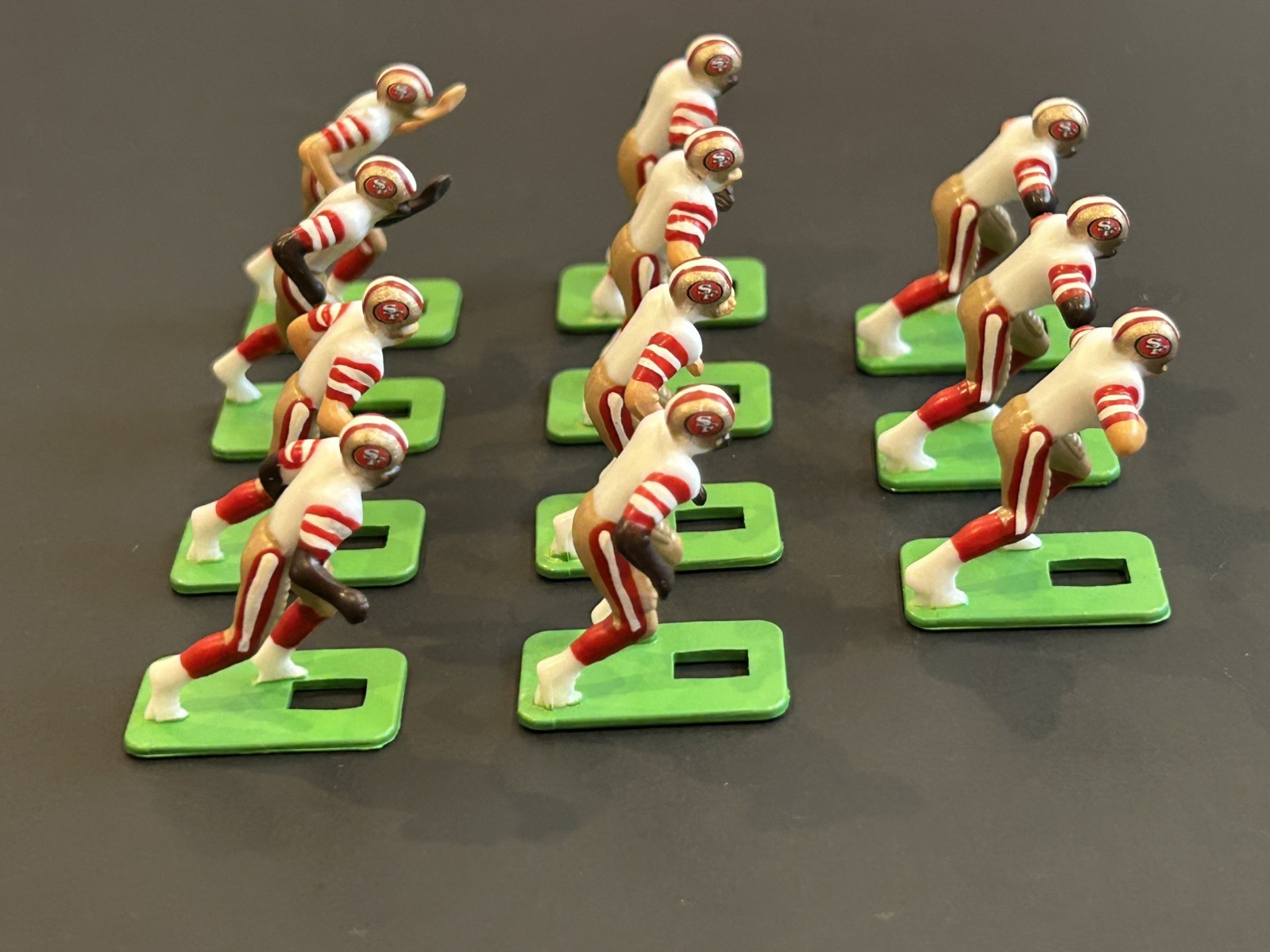 Electric Football Figures-NFL Away Jersey-(91) San Francisco 49ers Hand Painted